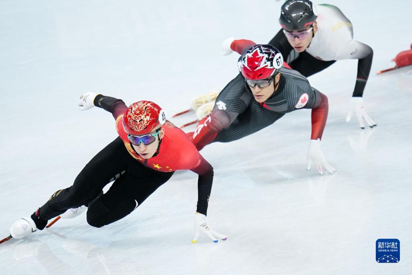 [올림픽] 중국 국가대표팀 첫 메달! 쇼트트랙 혼성 계주 금메달!