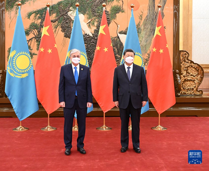 시진핑 주석, 카심-조마르트 토카예프 카자흐스탄 대통령과 회담