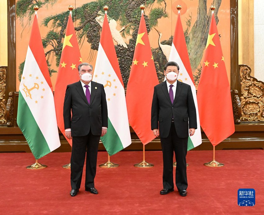 시진핑 주석, 라흐몬 타지키스탄 대통령과 회담