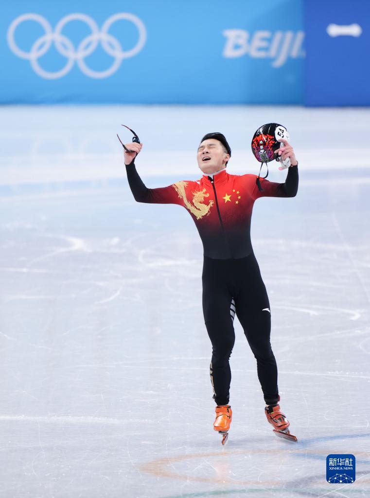 [올림픽] 쇼트트랙 남자1000m 결승전, 런쯔웨이 금메달 