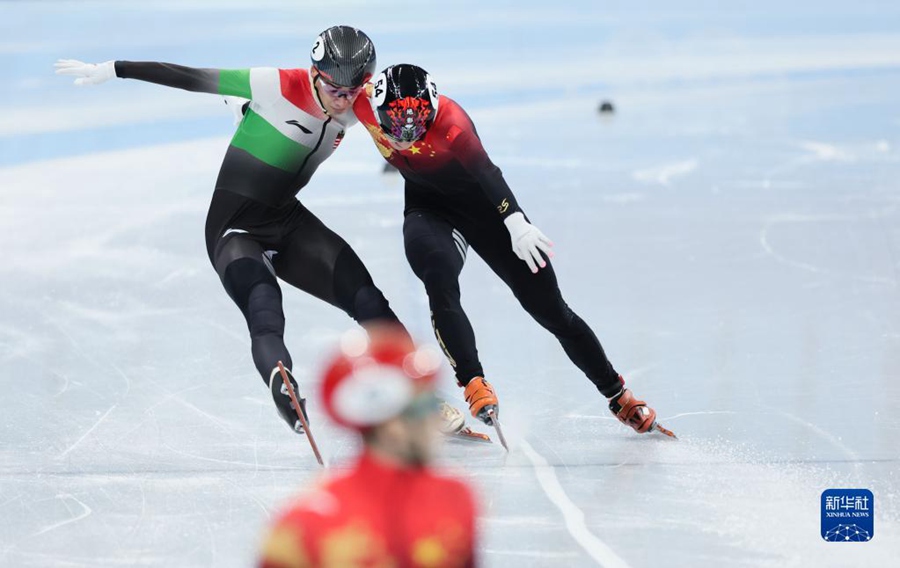 [올림픽] 쇼트트랙 남자1000m 결승전, 런쯔웨이 금메달 