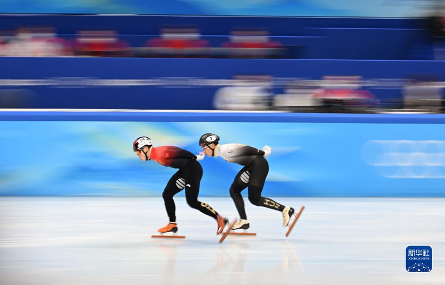 [올림픽] 쇼트트랙 남자1000m 결승전, 런쯔웨이 금메달 