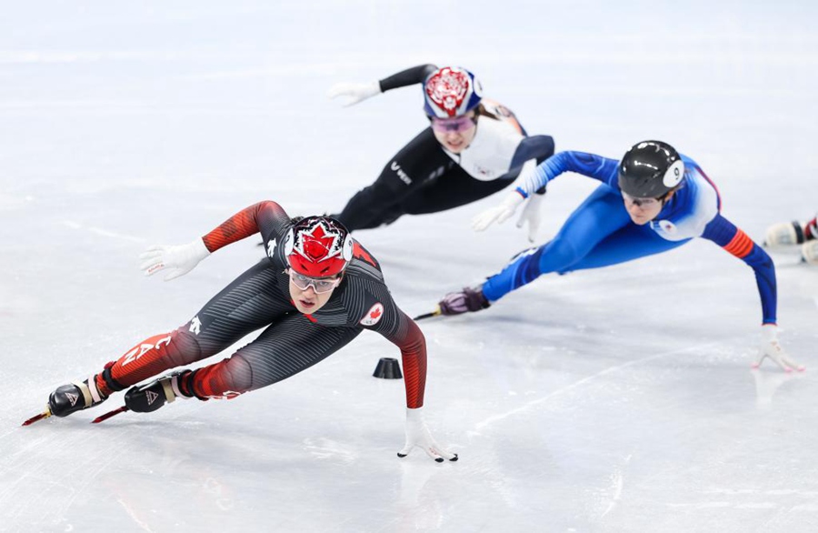 쇼트트랙 여자 3000m 계주 준결승, 中 A조 결승 진출