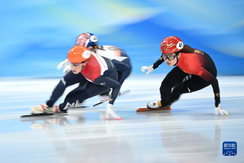 [올림픽] 쇼트트랙 여자 3000m 계주 결승, 中 국가대표팀 동메달