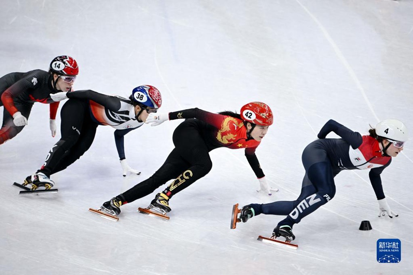 [올림픽] 쇼트트랙 여자 3000m 계주 결승, 中 국가대표팀 동메달