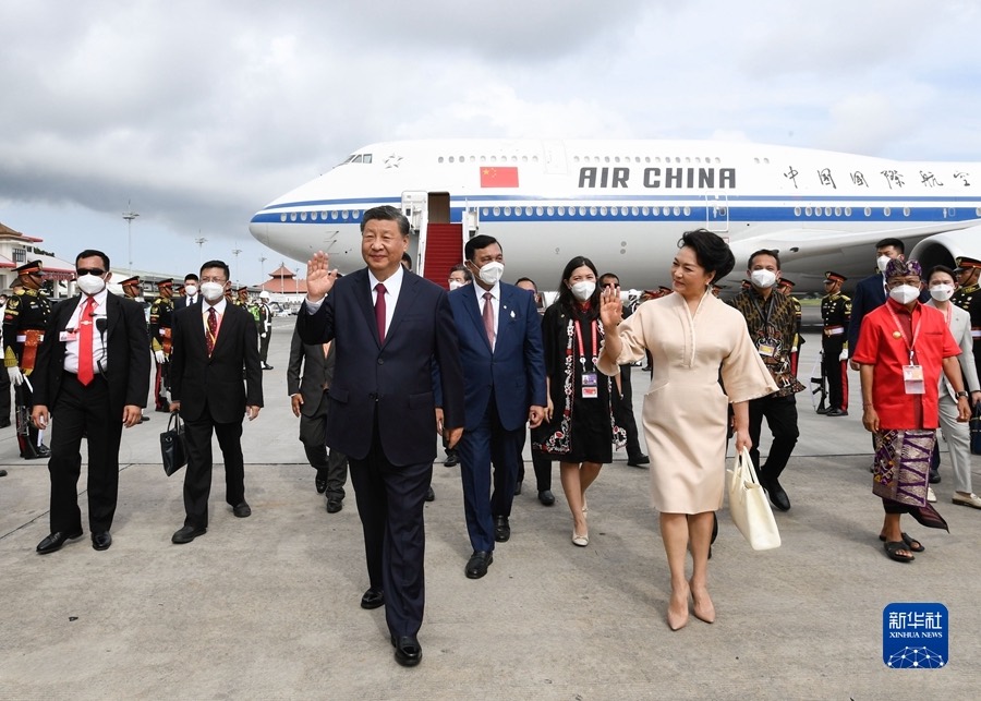 시진핑 주석, G20 정상회의 참석 위해 발리 도착