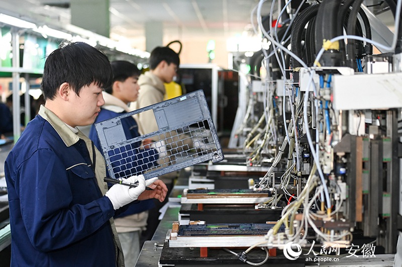 허페이 경제기술개발구, 새해부터 밀려드는 주문에 바쁜 기업 현장