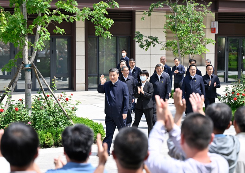 시진핑 주석, 슝안신구 시찰 및 좌담회 주재