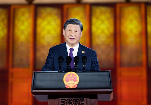 시진핑 주석 내외, 中-중앙亞 정상회의에 참석한 중앙아 각국 정상 내외를 위해 환영식 및 환영 연회 개최