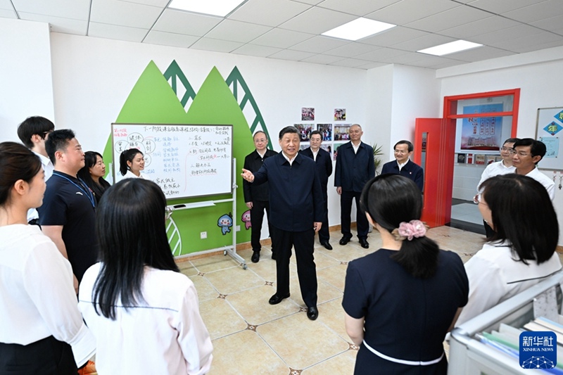 시진핑, 베이징 위잉학교 시찰…전국 어린이들에게 ‘6월 1일’ 국제 어린이날 축하