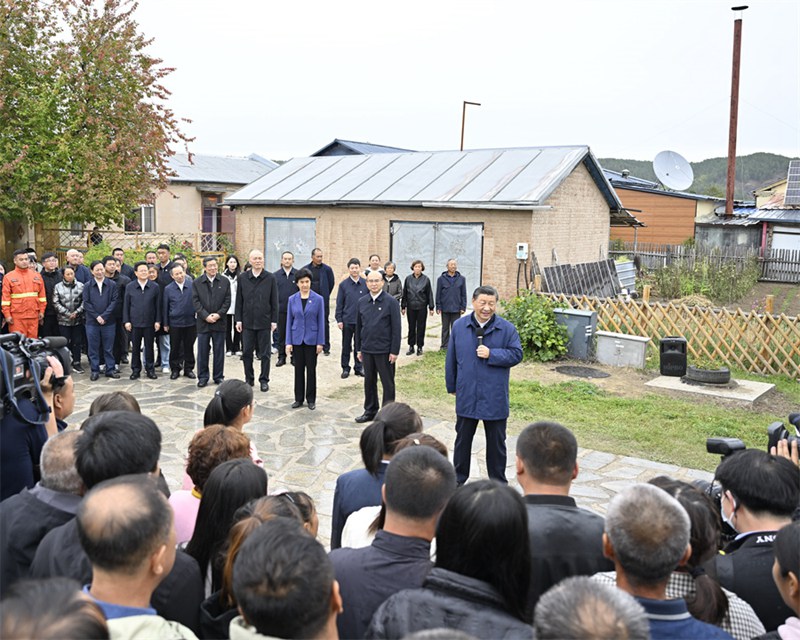 시진핑 주석, 헤이룽장성 모허 삼림농장 시찰