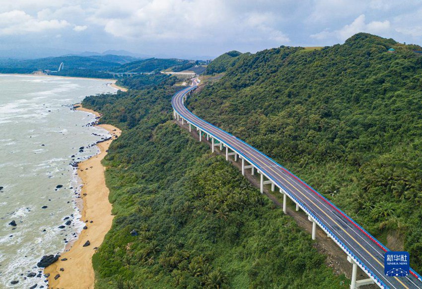 [포토] 하이난 환다오 관광 도로 전 라인 개통