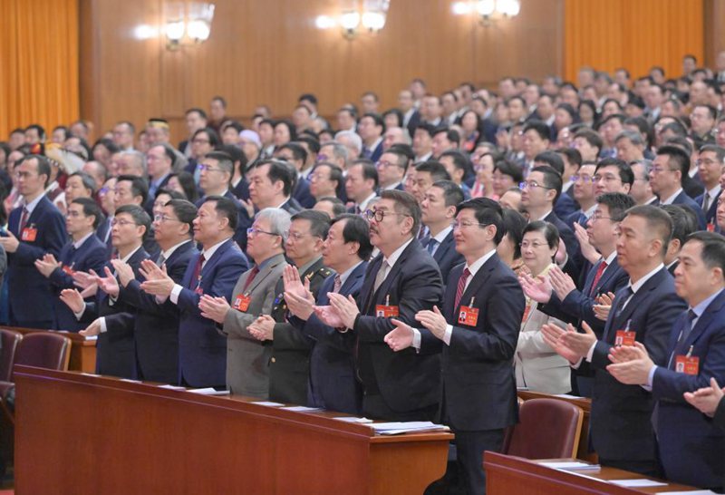 中, 전국정협 14기 2차 회의 폐막