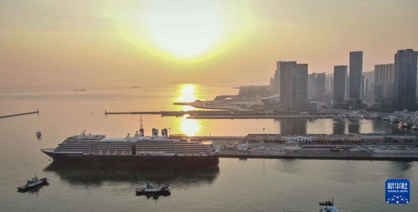 크루즈 운항재개 후 국제 크루즈 中 동북지역 첫 입항