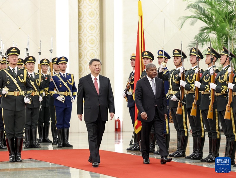시진핑 주석, 주앙 로렌수 앙골라 대통령과 회담