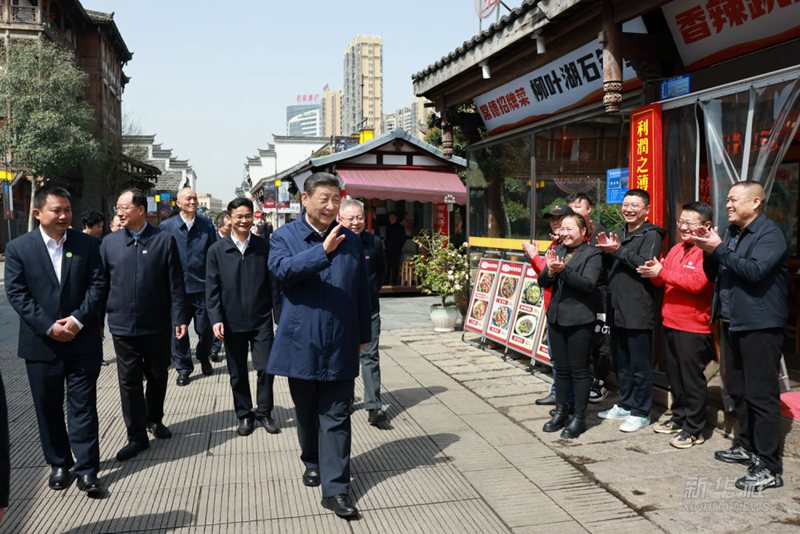 시진핑 주석, 후난성 창더시 시찰