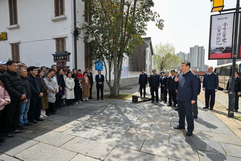 시진핑 주석, 후난성 창더시 시찰