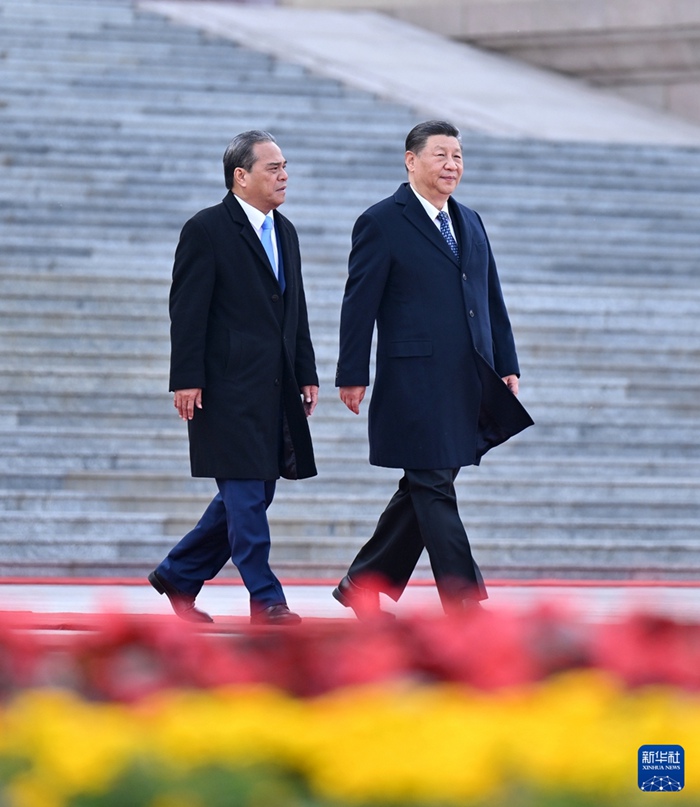 시진핑 주석, 웨슬리 시미나 미크로네시아 연방 대통령과 회담