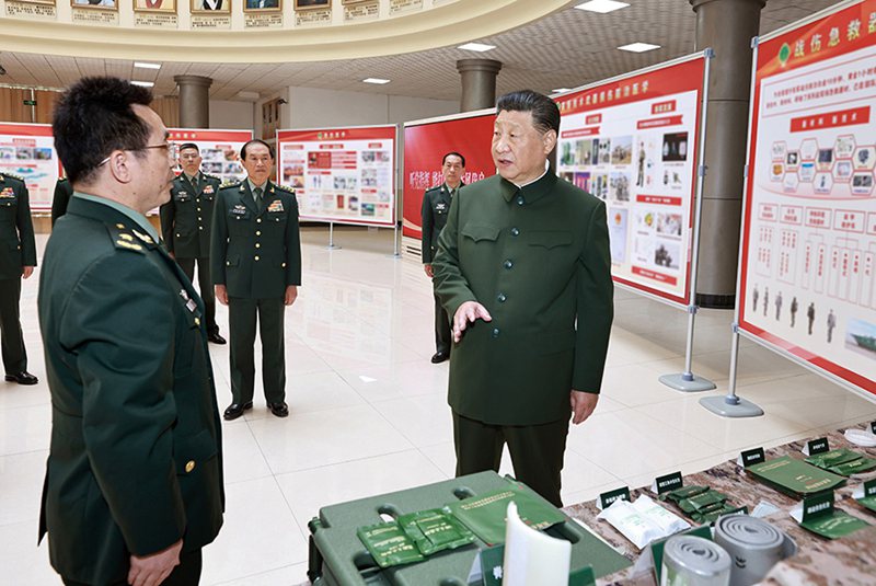 시진핑 주석, 육군 군의대학교 시찰
