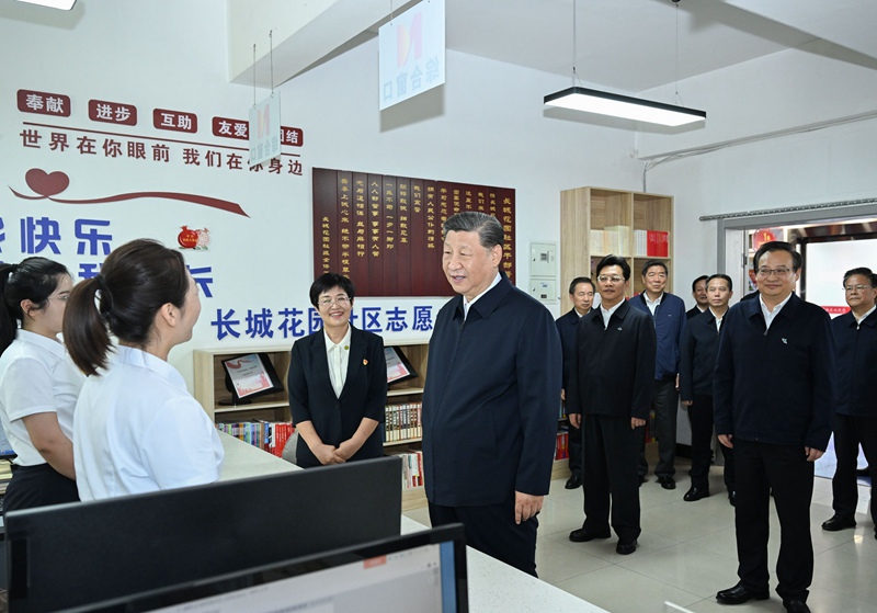 시진핑 주석, 닝샤 시찰