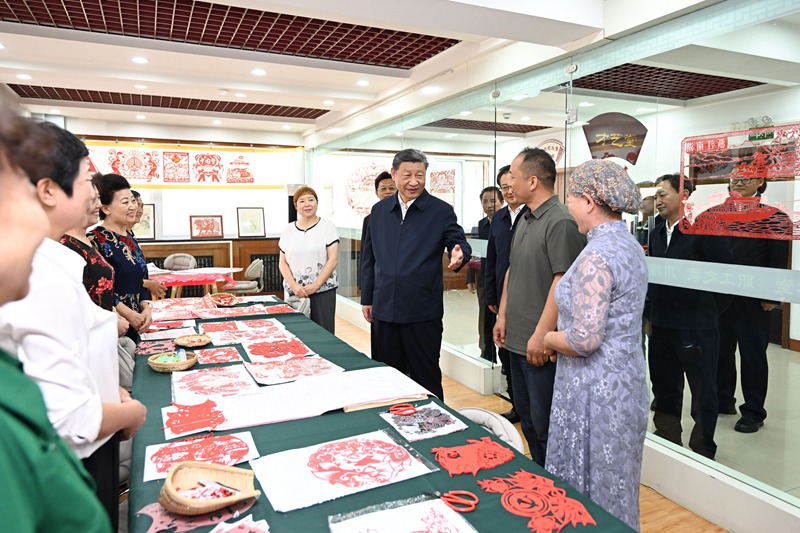 시진핑 주석, 닝샤 시찰