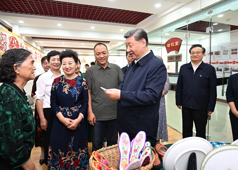 시진핑 주석, 닝샤 시찰