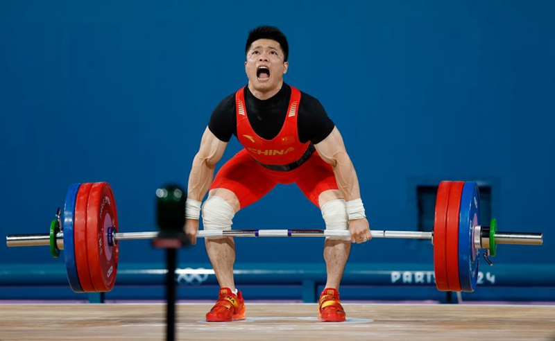 [파리올림픽] 中 리파빈, 역도 남자 61kg 金메달로 2연패 달성