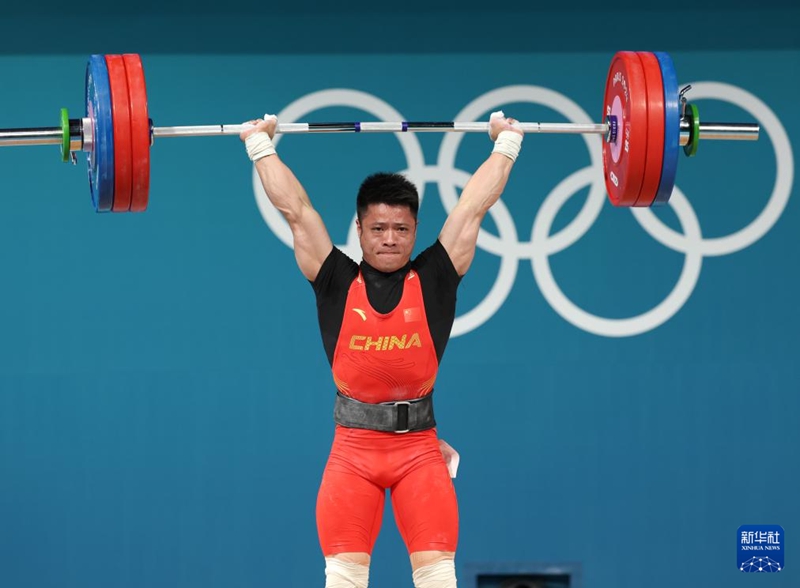 [파리올림픽] 中 리파빈, 역도 남자 61kg 金메달로 2연패 달성