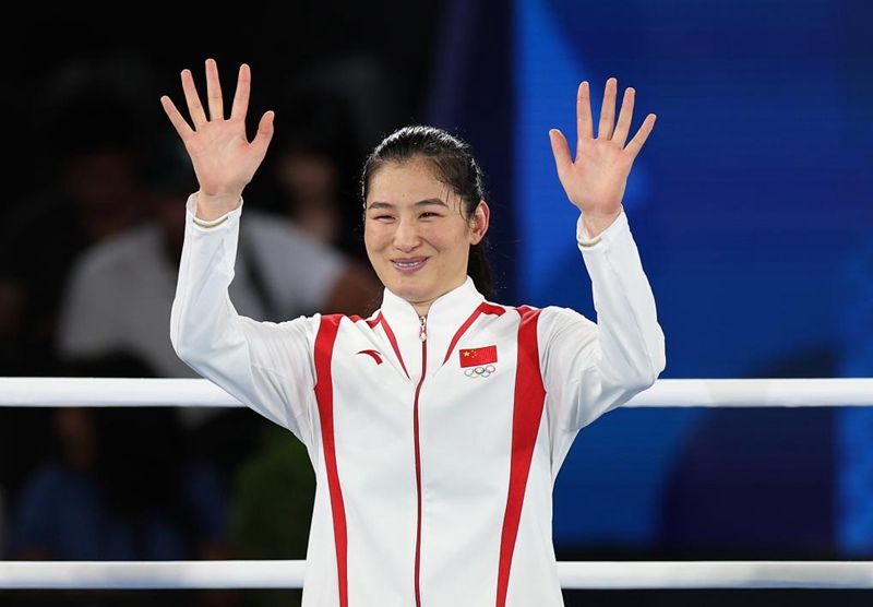 [파리올림픽] 中 리첸, 복싱 여자 75kg 金메달