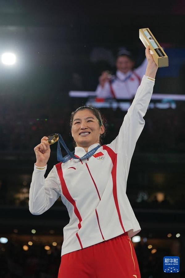 [파리올림픽] 中 리첸, 복싱 여자 75kg 金메달