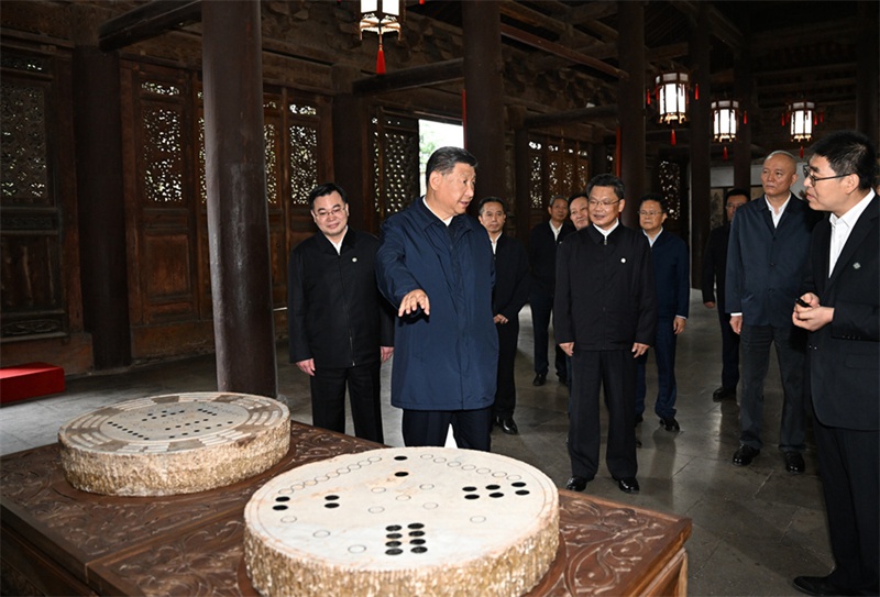 시진핑 주석, 간쑤성 시찰
