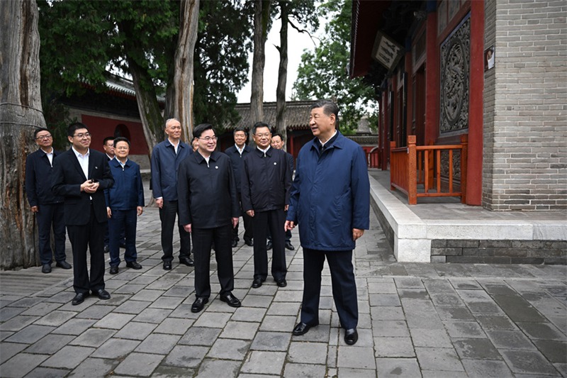 시진핑 주석, 간쑤성 시찰
