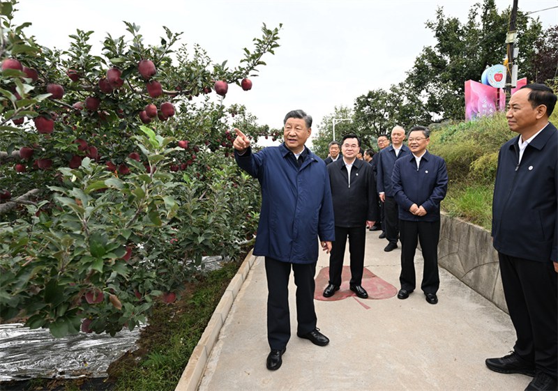 시진핑 주석, 간쑤성 시찰