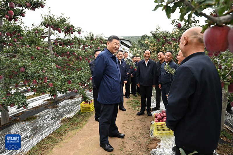 시진핑 주석, 간쑤성 시찰