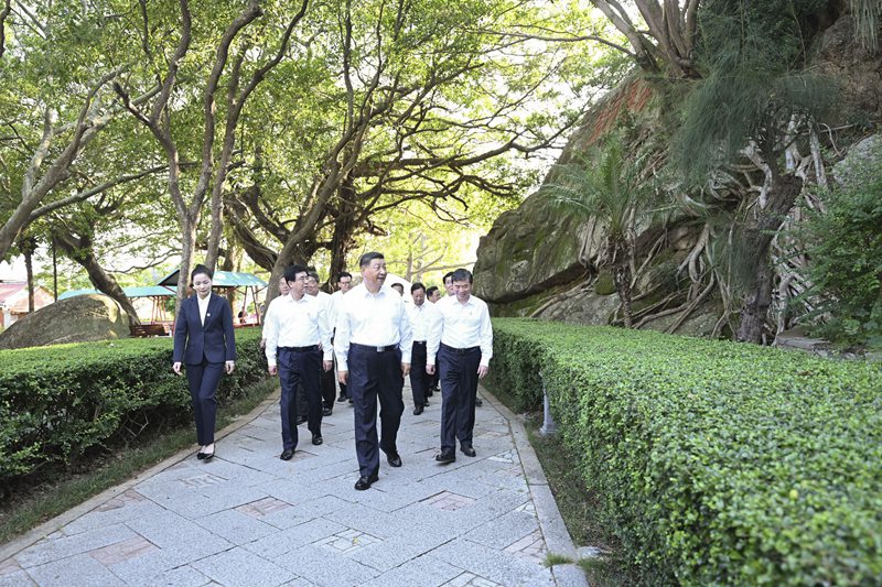 시진핑 총서기, 푸젠성 장저우시 시찰 나서