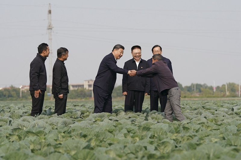 시진핑 주석, 후베이성 시찰