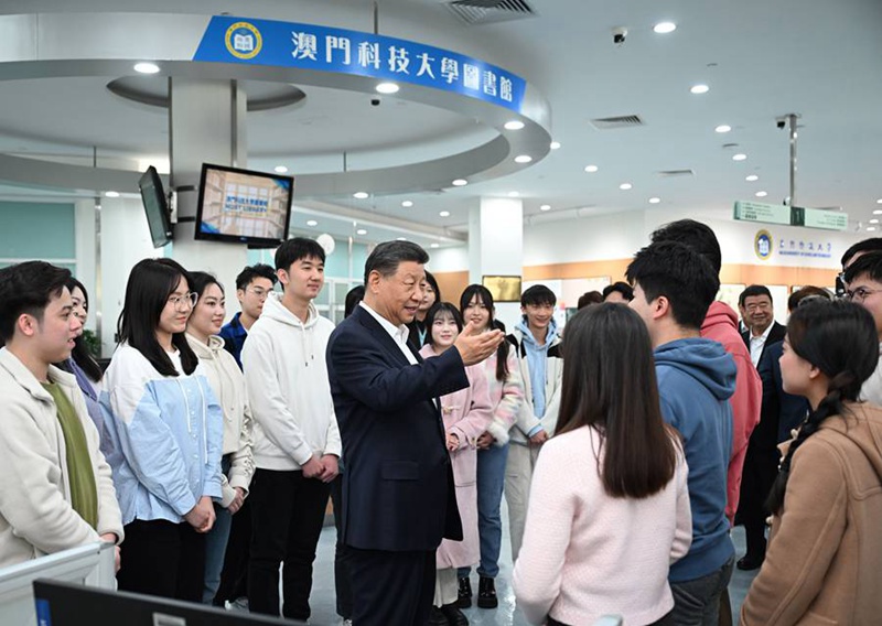 시진핑 주석, 마카오 과학기술대학교 시찰