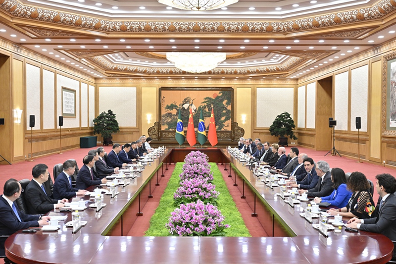 시진핑 주석, 룰라 브라질 대통령과 회담