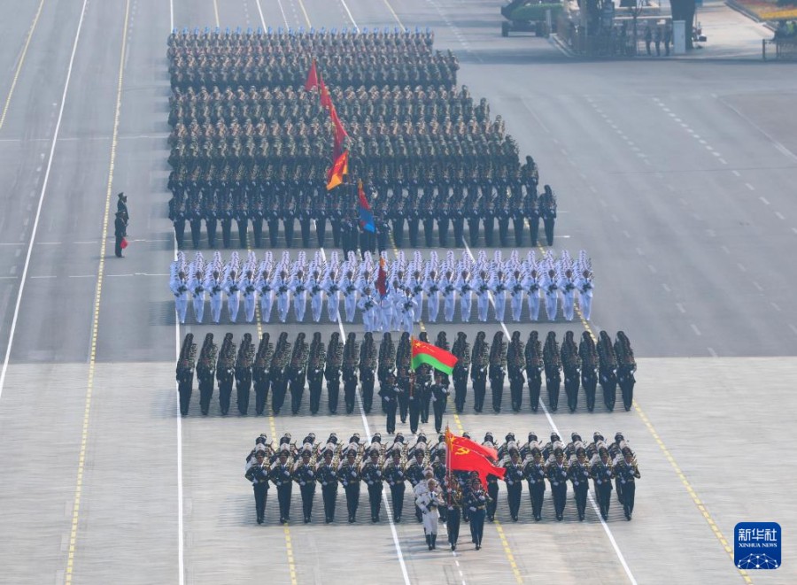 중국 인민 항일전쟁 및 세계 반파시스트 전쟁 승리 80주년 기념 대회 베이징서 개최…중국군대, 위풍당당!