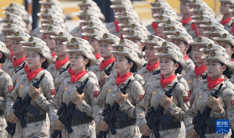 중국 인민 항일전쟁 및 세계 반파시스트 전쟁 승리 80주년 기념 대회 베이징서 개최…중국군대, 위풍당당!