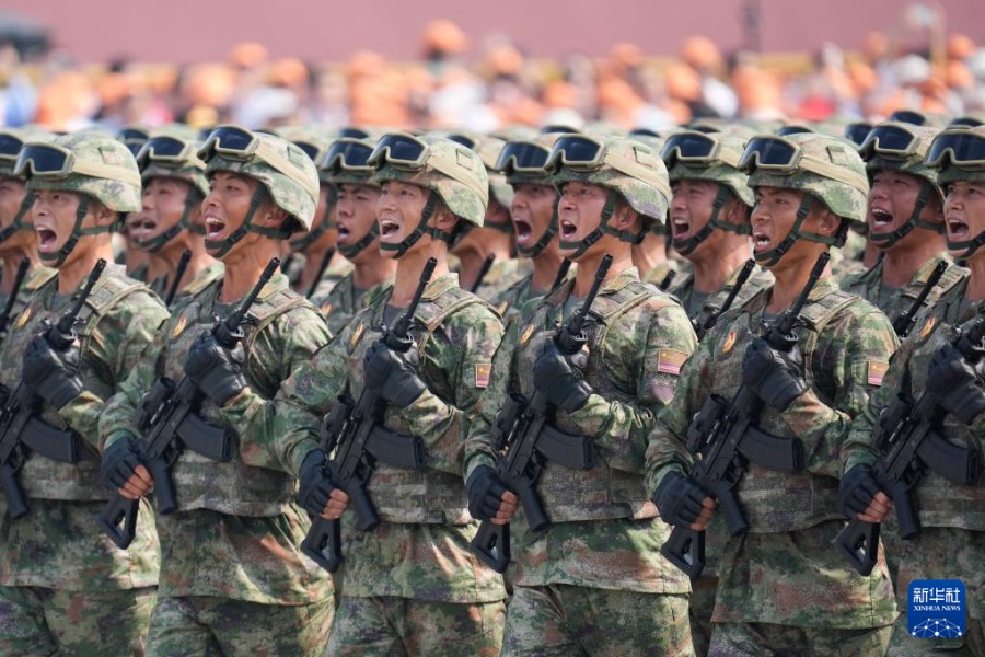 중국 인민 항일전쟁 및 세계 반파시스트 전쟁 승리 80주년 기념 대회 베이징서 개최…중국군대, 위풍당당!