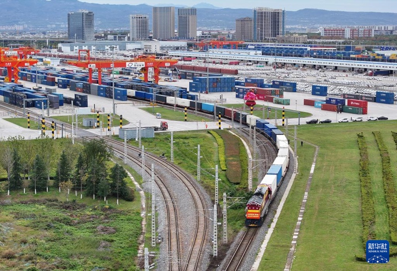 중국-유럽 화물열차(시안) 2025년 운행 횟수 5000회 돌파