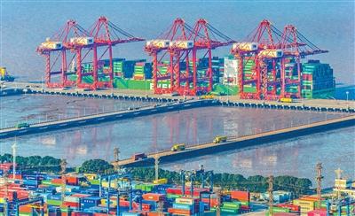 中 닝보 저우산항 연간 컨테이너 물동량 첫 4000만TEU 돌파