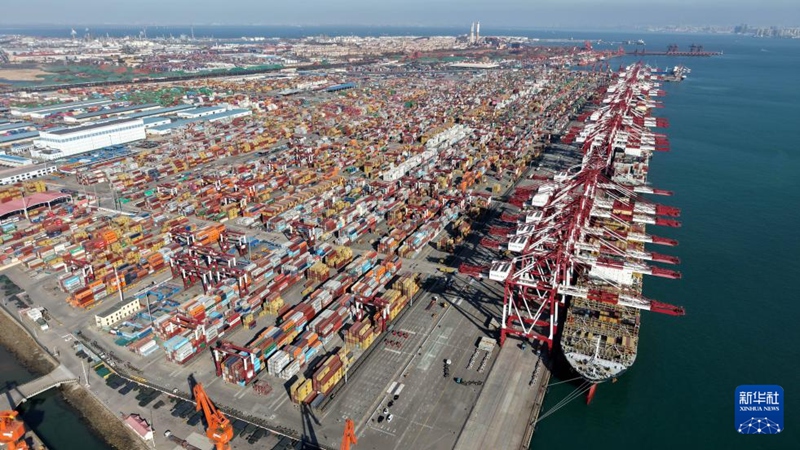 中 산둥항구 칭다오항, 연간 화물 물동량 다시 7억t 돌파