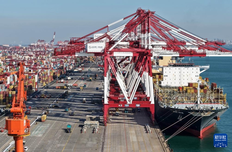 中 산둥항구 칭다오항, 연간 화물 물동량 다시 7억t 돌파