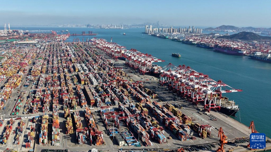 中 산둥항구 칭다오항, 연간 화물 물동량 다시 7억t 돌파