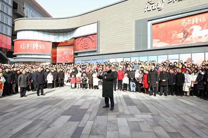 中 시진핑 주석, 춘절 앞두고 베이징 시찰