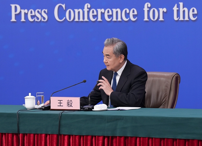 [중국 양회] 왕이 “인류운명공동체라는 등대, 인류의 미래 비춘다”
