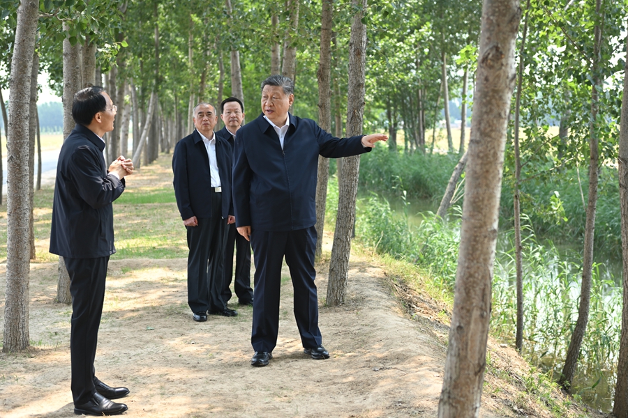 시진핑 주석, 산둥성 더저우시 시찰