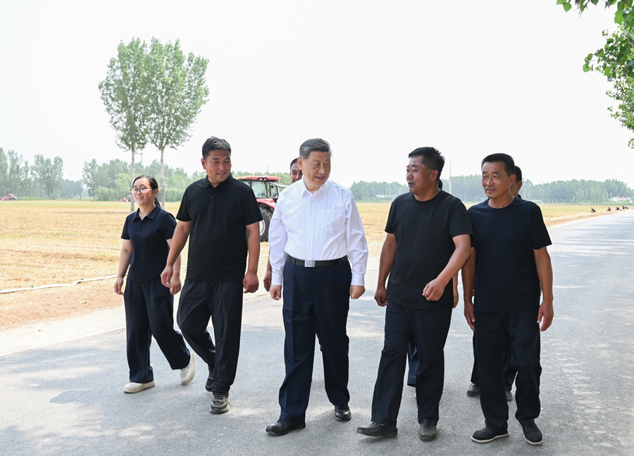 시진핑 주석, 산둥성 더저우시 시찰